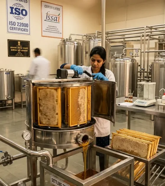 Modern extraction and filtration facilities that preserve natural nutrients while maintaining hygiene and quality standards.